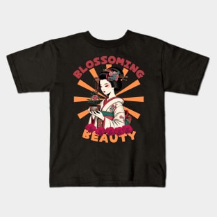 Geisha botanist Kids T-Shirt